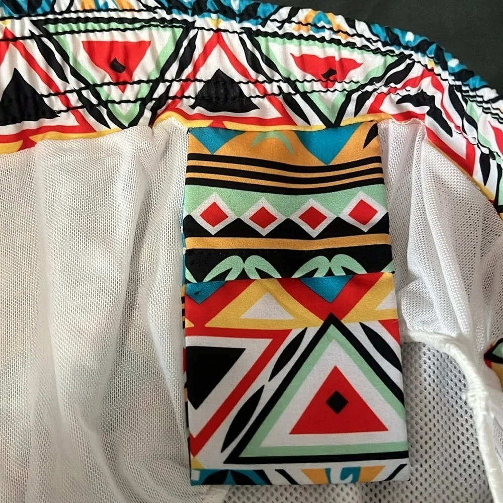 Maamgic Print Swim Trunks Size Medium
